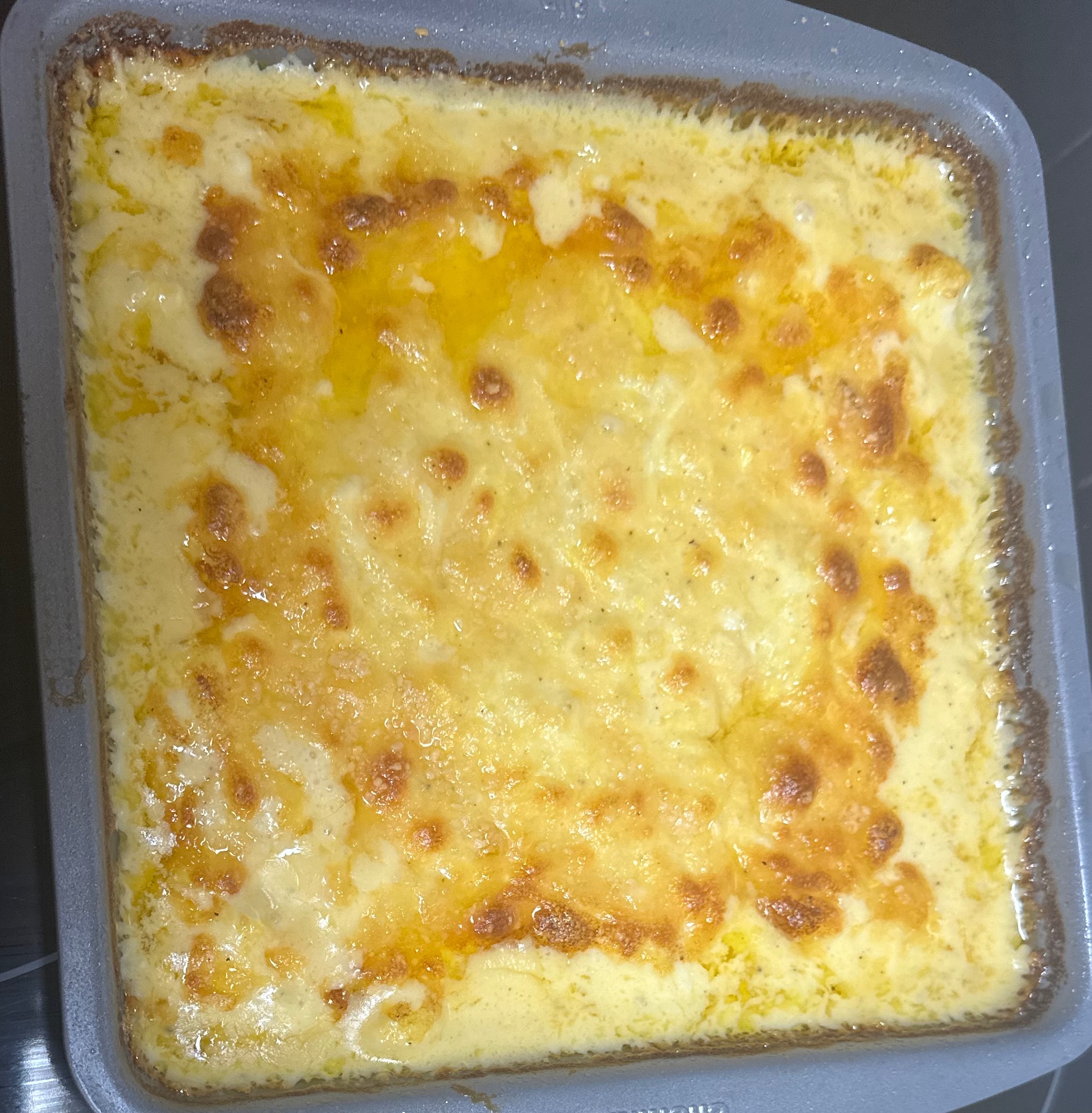 Baked Zucchini Mac & Cheese