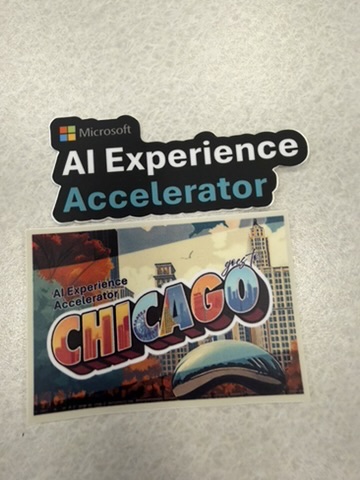 Microsoft AI Experience Accelerator stickers