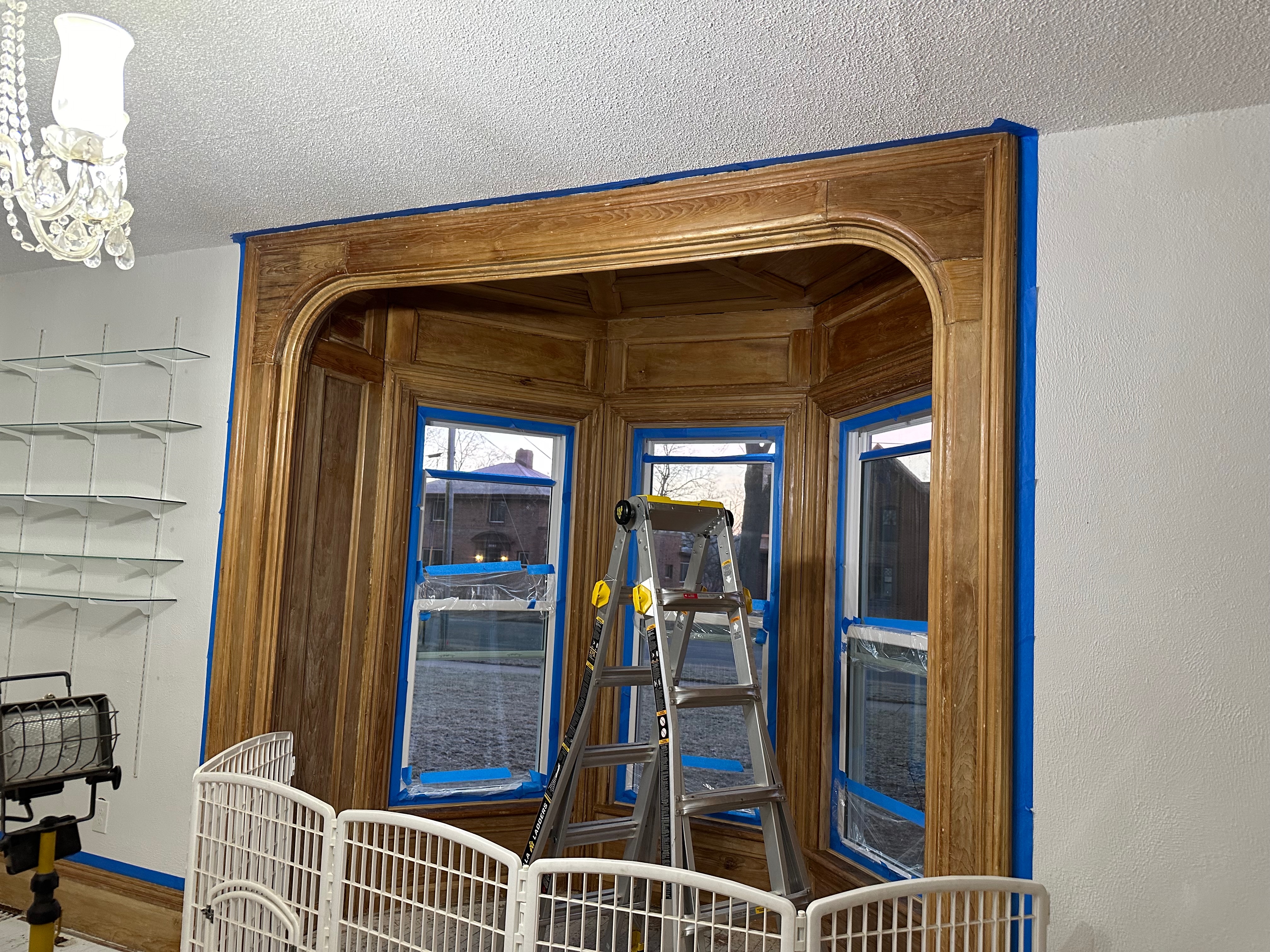 Stripping Paint from Wood Trim in a Historic Home